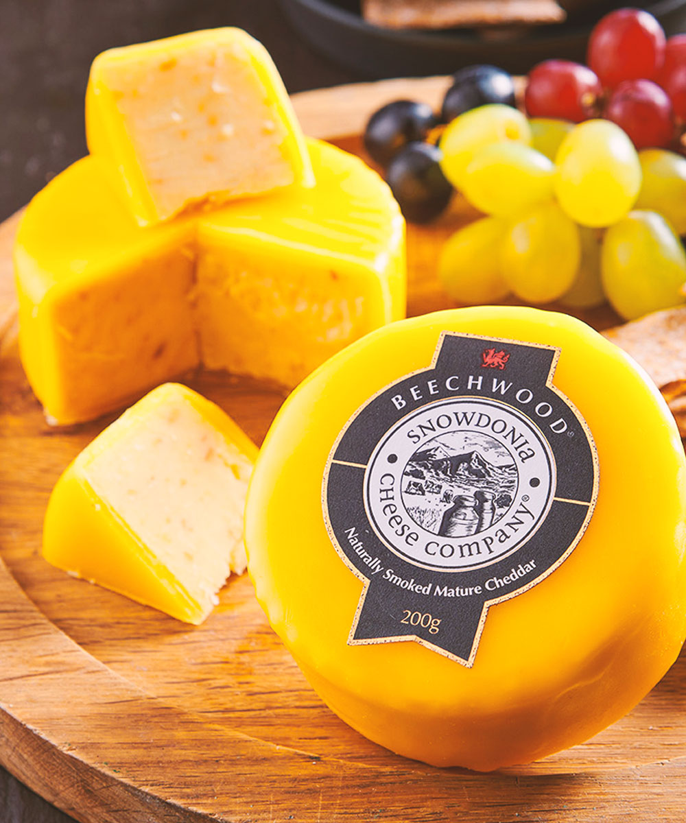 snowdonia cheese beechwood (smoked) (v) (gf)