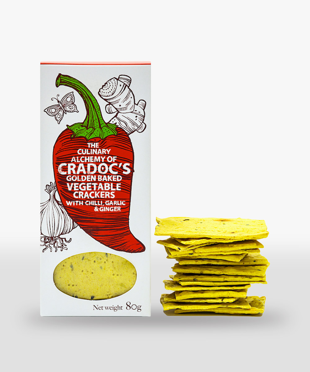 cradocs-chilli cradocs crackers – chilli & garlic (v) - Image 1