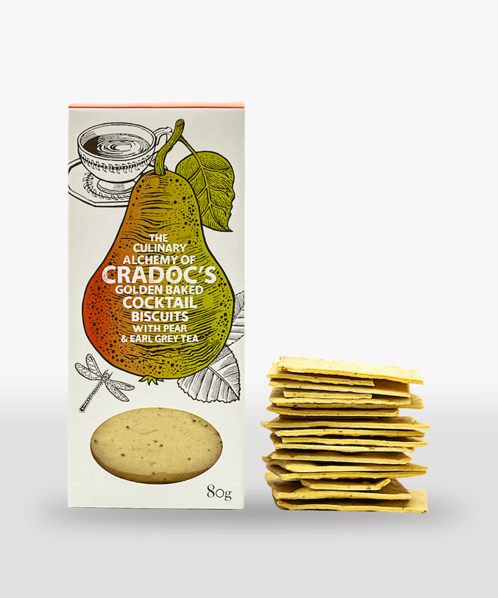 cradocs-tea cradocs crackers – pear & earl grey (v) - Image 1