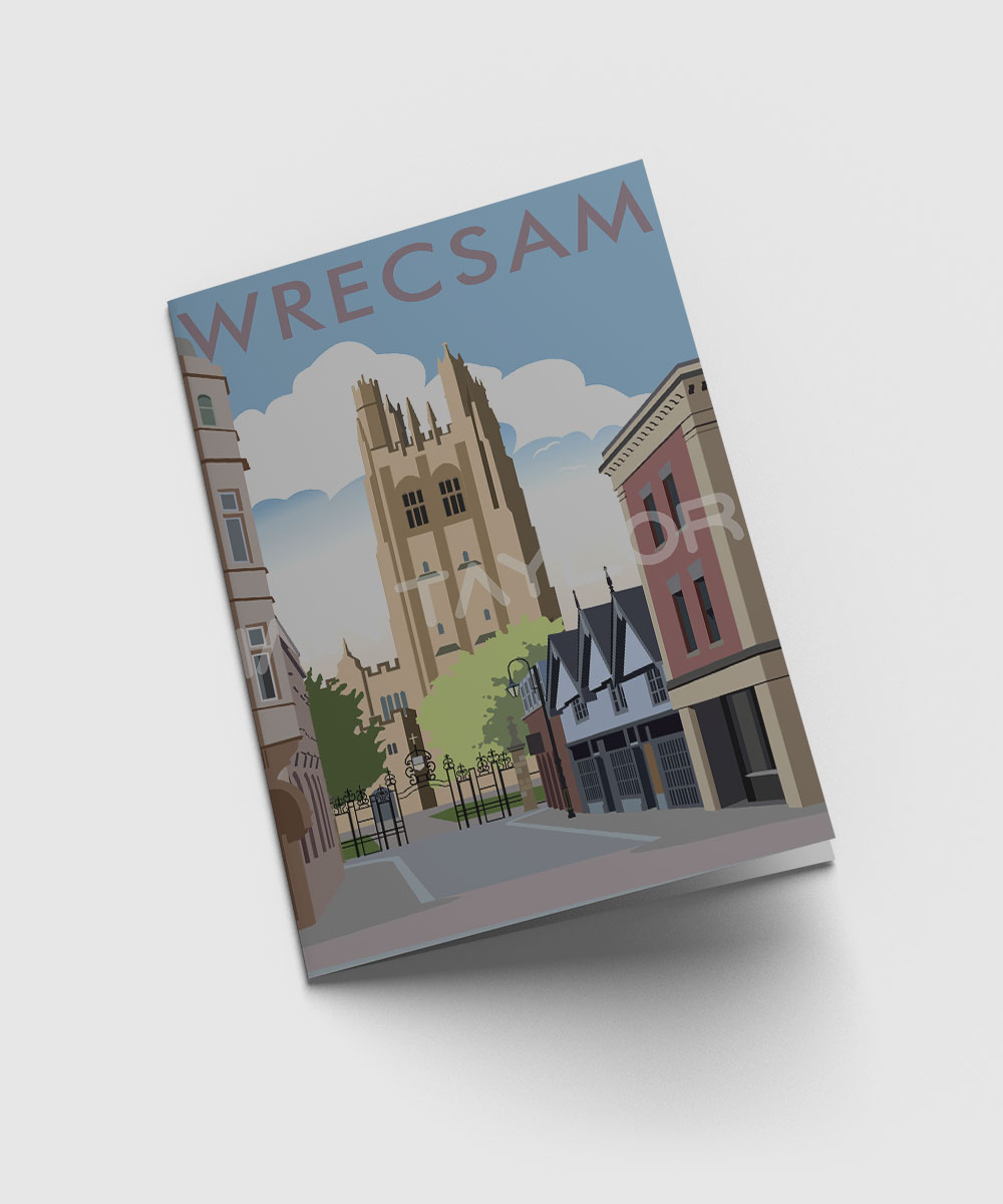 Greeting-Card-cathedral Greetings Cards by Iain Taylor - St Giles' Church Wrexham - Image 1