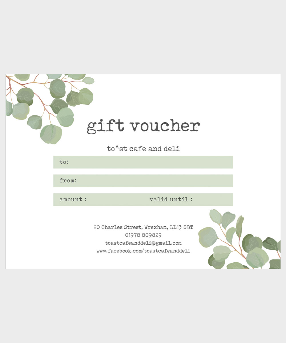 to^st gift voucher