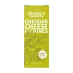cradocs crackers – cheddar cheese & chives (v) (gf)